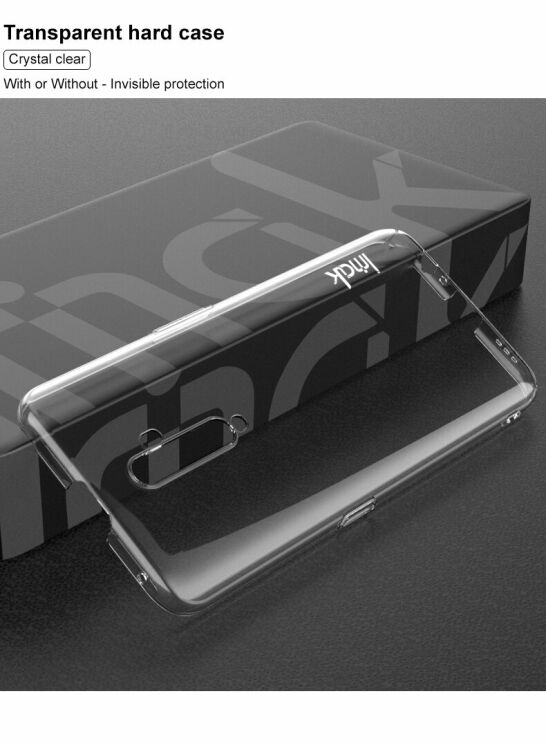 Пластиковый чехол IMAK Crystal II Pro для OPPO Reno 2Z - Transparent: фото 13 из 15