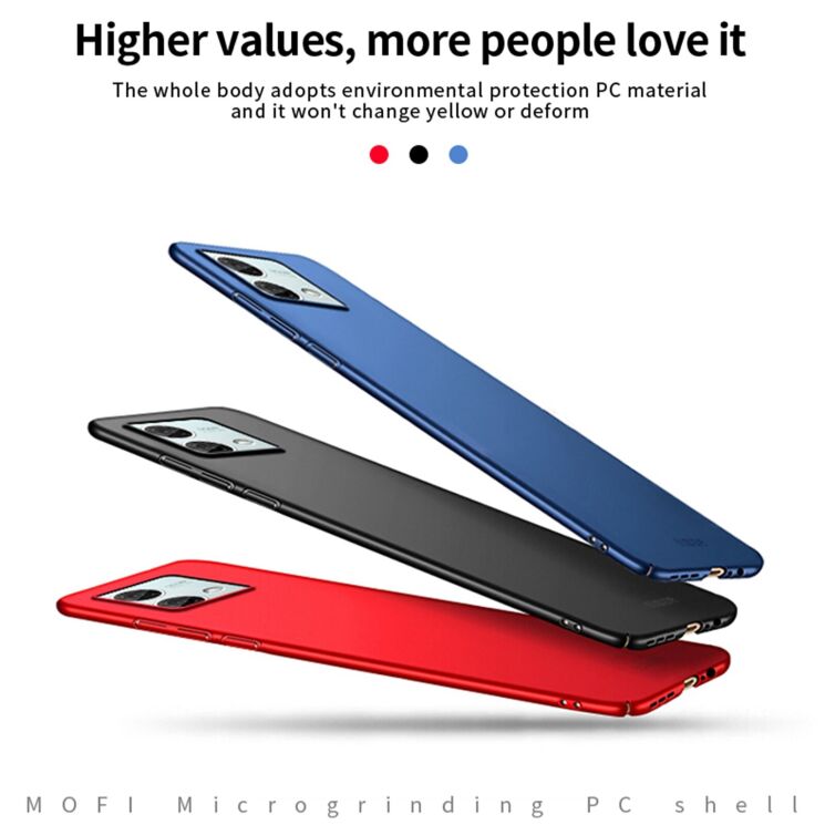 Пластиковий чохол MOFI Slim Shield для Motorola Moto G84 - Black: фото 3 з 9