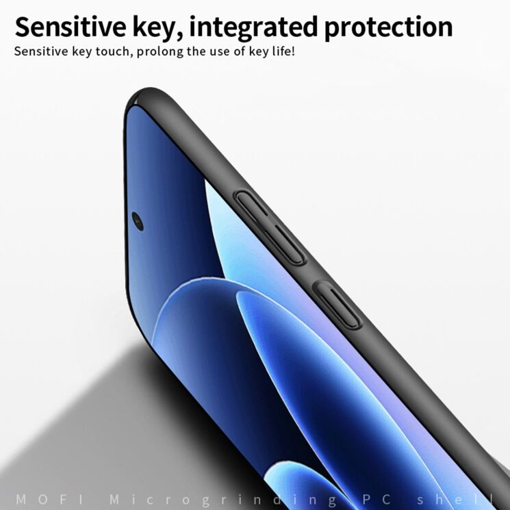 Пластиковый чехол MOFI Slim Shield для Xiaomi 17 Pro - Blue (390721L) Пластиковый чехол MOFI Slim Shield для Xiaomi 17 Pro - Blue: фото 4 из 9