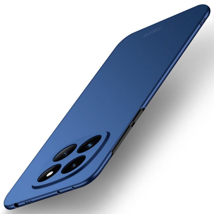 Пластиковый чехол MOFI Slim Shield для Xiaomi Redmi Note 14 Pro - Blue: фото 1 из 9