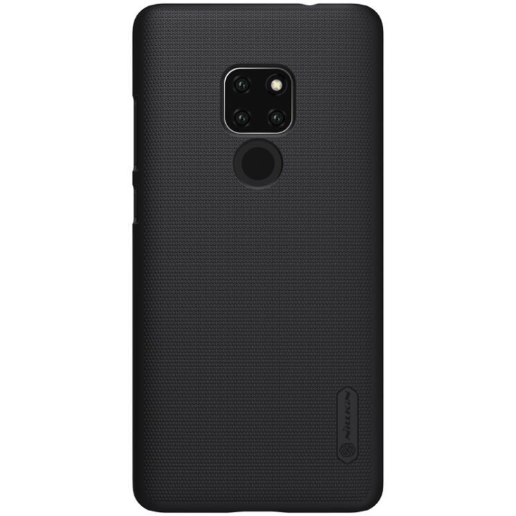 Пластиковый чехол NILLKIN Frosted Shield для Huawei Mate 20 - Black: фото 1 из 12