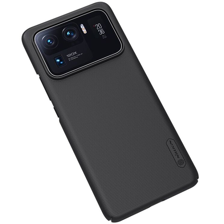 Пластиковый чехол NILLKIN Frosted Shield для Xiaomi Mi 11 Ultra - Black: фото 5 из 17