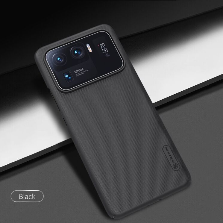Пластиковый чехол NILLKIN Frosted Shield для Xiaomi Mi 11 Ultra - Black: фото 6 из 17