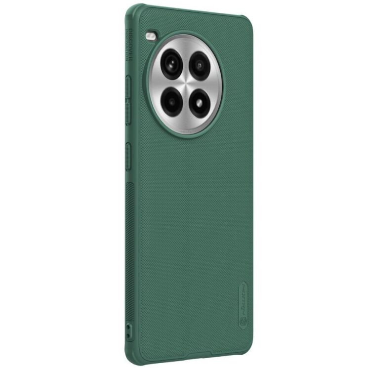 Пластиковый чехол NILLKIN Frosted Shield Pro для OnePlus Ace 3 Pro - Green: фото 3 из 18