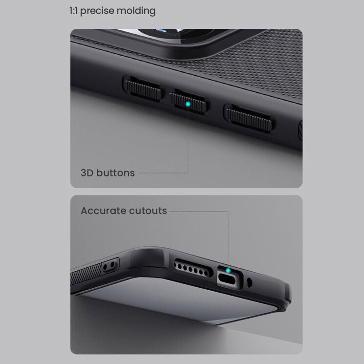 Пластиковый чехол NILLKIN Frosted Shield Pro для Xiaomi 15 Pro - Green: фото 15 из 16