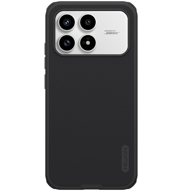 Пластиковий чохол NILLKIN Frosted Shield Pro для Xiaomi Poco F8 Pro - Black: фото 1 з 17