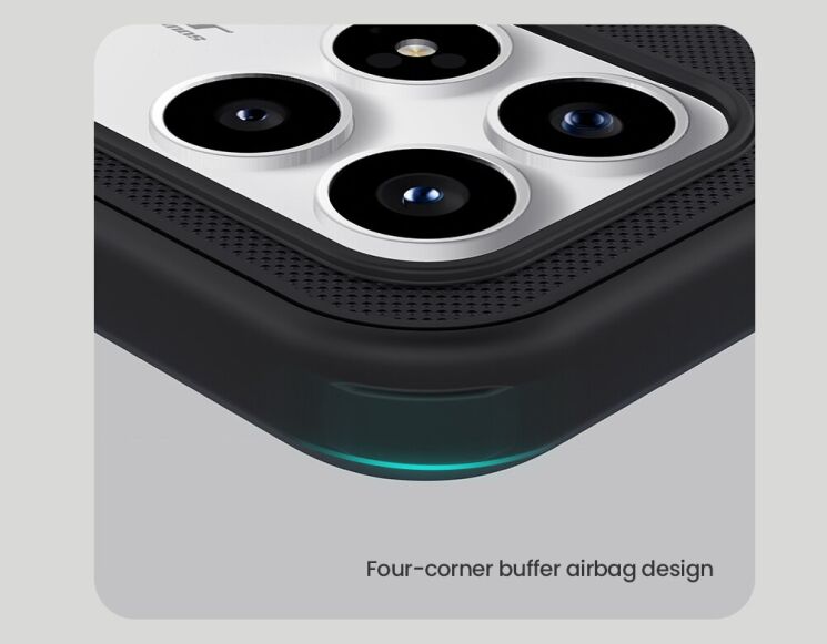 Пластиковий чохол NILLKIN Frosted Shield Pro для Xiaomi Poco F8 Pro - Black: фото 9 з 17