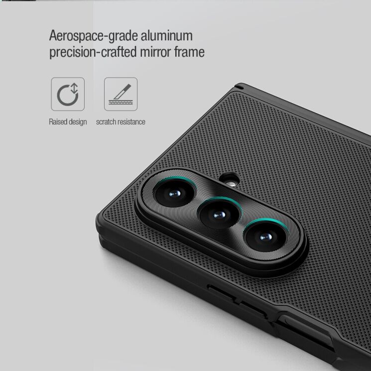 Пластиковий чохол NILLKIN Frosted Shield Pro (FF) для Samsung Galaxy Fold 7 - Black: фото 15 з 18