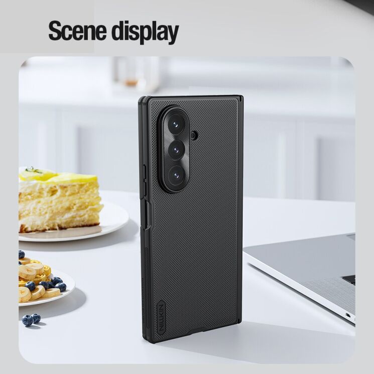 Пластиковий чохол NILLKIN Frosted Shield Pro (FF) для Samsung Galaxy Fold 7 - Black: фото 16 з 18
