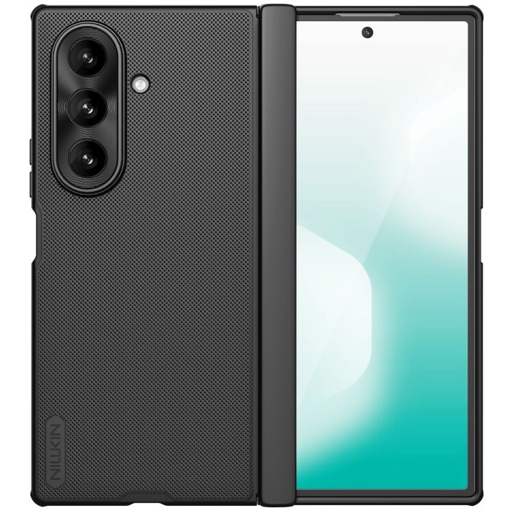 Пластиковий чохол NILLKIN Frosted Shield Pro (FF) для Samsung Galaxy Fold 7 - Black: фото 1 з 18