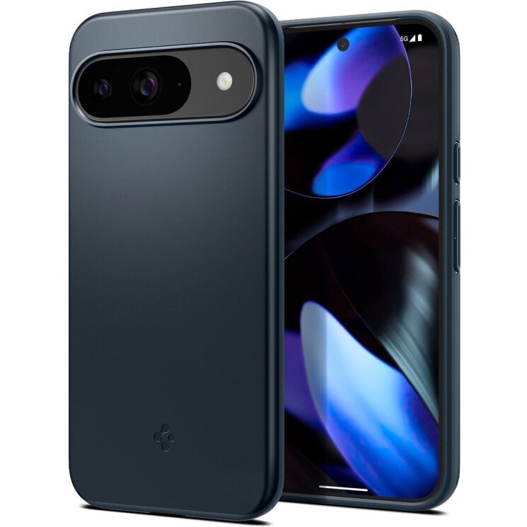 Пластиковый чехол Spigen (SGP) Thin Fit для Google Pixel 9 / 9 Pro - Metal Slate: фото 1 из 16