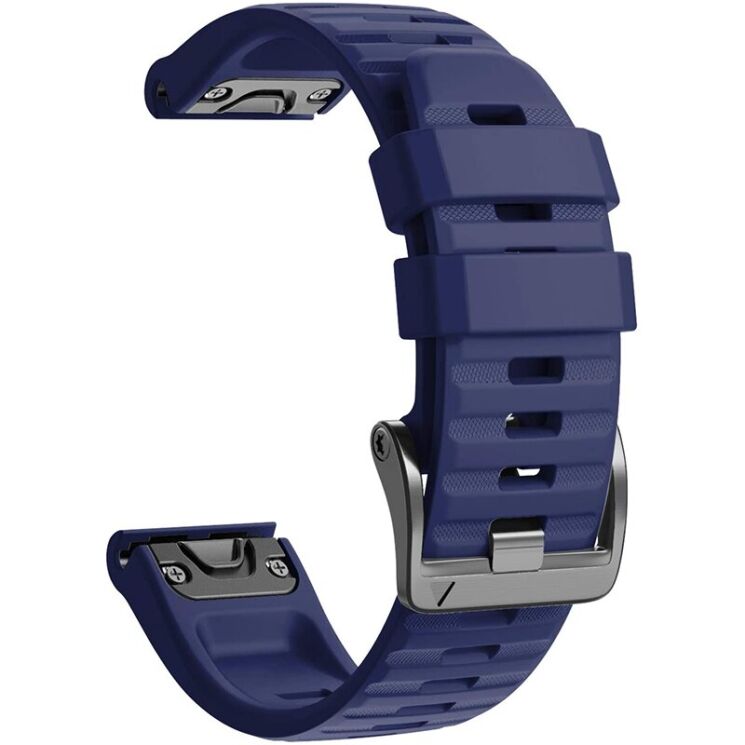 Ремешок ArmorStandart Silicone для часов Garmin с креплением Quick Fit 22mm - Dark Blue: фото 3 из 4