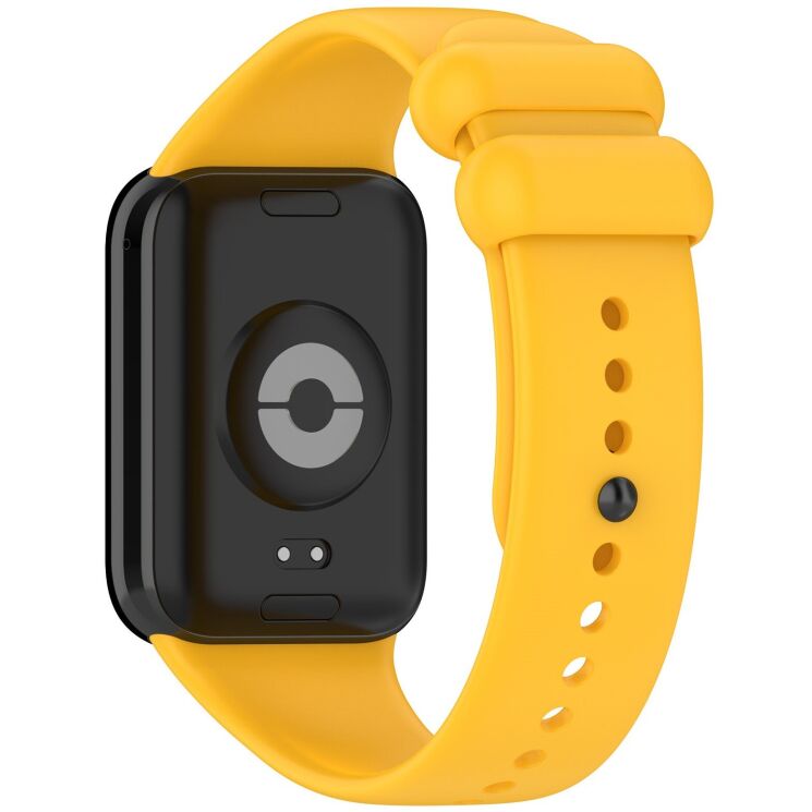 Ремешок ArmorStandart Silicone Strap для Xiaomi Redmi Watch 4 / 5 / Mi Smart Band 8 Pro / Band 9 Pro - Yellow: фото 2 из 6