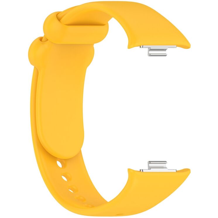 Ремешок ArmorStandart Silicone Strap для Xiaomi Redmi Watch 4 / 5 / Mi Smart Band 8 Pro / Band 9 Pro - Yellow: фото 4 из 6