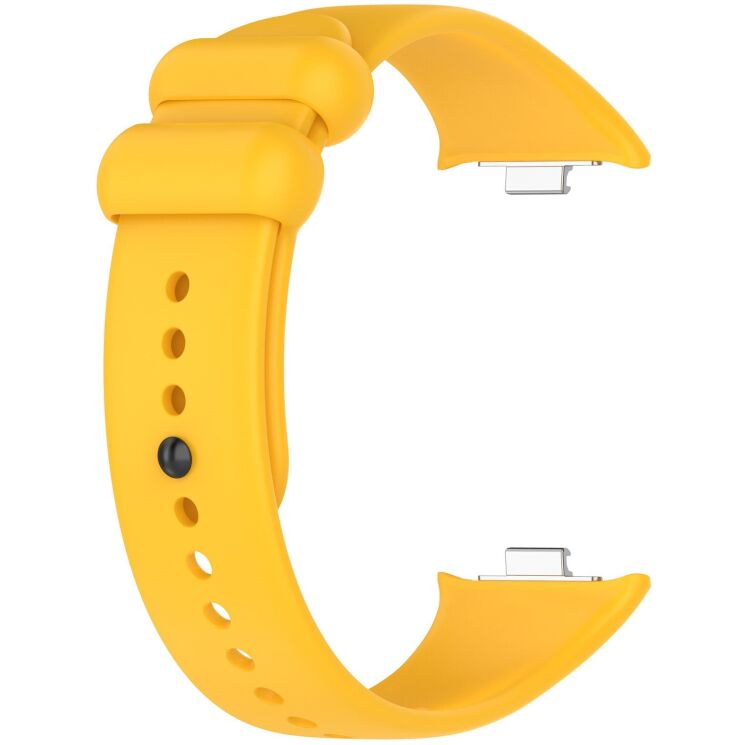 Ремешок ArmorStandart Silicone Strap для Xiaomi Redmi Watch 4 / 5 / Mi Smart Band 8 Pro / Band 9 Pro - Yellow: фото 3 из 6