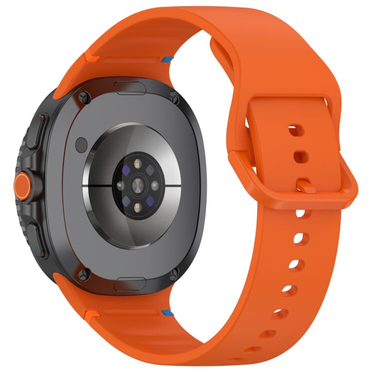 Ремінець ArmorStandart Soft Silicone (S/M) для Samsung Galaxy Watch 8 (40/44mm) / 8 Classic - Orange: фото 2 з 6