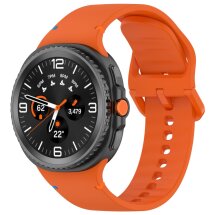 Ремінець ArmorStandart Soft Silicone (S/M) для Samsung Galaxy Watch 8 (40/44mm) / 8 Classic - Orange: фото 1 з 6
