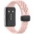Ремешок Deexe Astra Strap для Huawei Band 11 Pro / Band 11 - Light Pink: фото 1 из 6