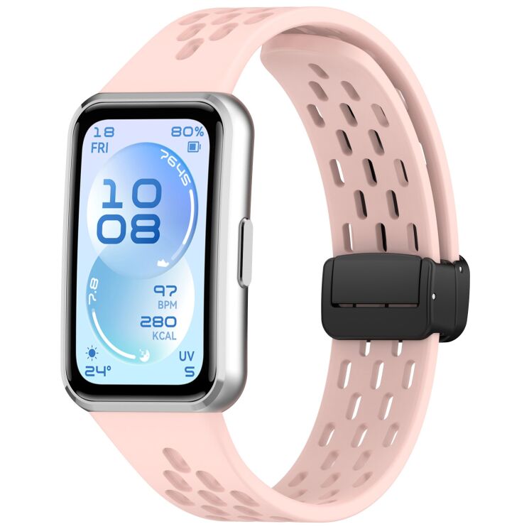 Ремешок Deexe Astra Strap для Huawei Band 11 Pro / Band 11 - Light Pink (410602LP) Ремешок Deexe Astra Strap для Huawei Band 11 Pro / Band 11 - Light Pink: фото 2 из 6