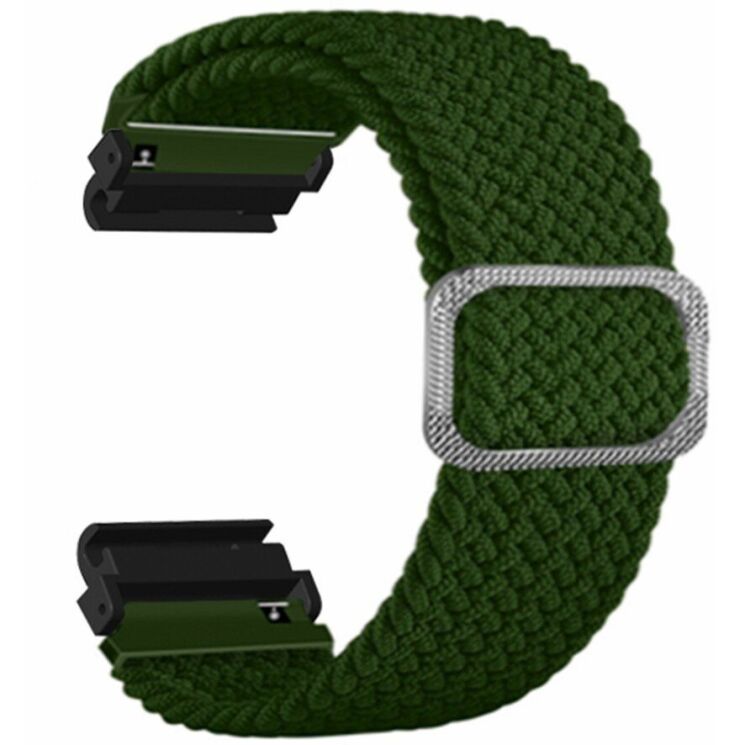 Ремінець Deexe Braided Strap для Huami Amazfit T-ReX Ultra - Army Green: фото 1 з 4
