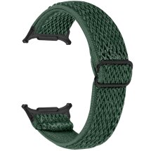 Ремешок Deexe Braided Strap для Samsung Galaxy Watch 8 (40/44mm) / 8 Classic / Ultra (2025) - Army Green: фото 1 из 6