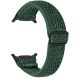 Ремешок Deexe Braided Strap для Samsung Galaxy Watch 8 (40/44mm) / 8 Classic / Ultra (2025) - Army Green (384003AG). Фото 1 из 6