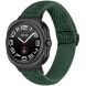 Ремешок Deexe Braided Strap для Samsung Galaxy Watch 8 (40/44mm) / 8 Classic / Ultra (2025) - Army Green (384003AG). Фото 2 из 6