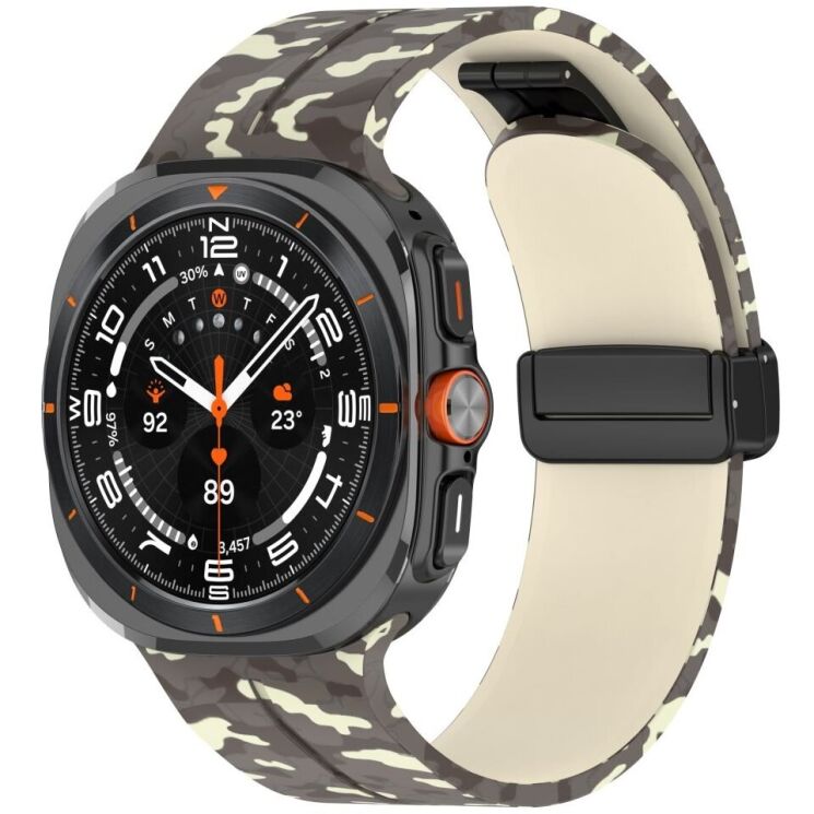 Ремешок Deexe Camouflage Pattern для Samsung Galaxy Watch Ultra (47mm) - Starlight: фото 4 из 6