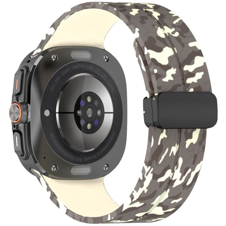Ремешок Deexe Camouflage Pattern для Samsung Galaxy Watch Ultra (47mm) - Starlight: фото 1 из 6
