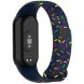 Ремешок Deexe Confetti для Xiaomi Mi Smart Band 8 - Midnight Blue (326023MB). Фото 1 из 5