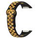 Ремінець Deexe Dot Color для Huawei Band 6 / Honor Band 6 - Black / Yellow (277806BY). Фото 3 з 12