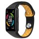 Ремінець Deexe Dot Color для Huawei Band 6 / Honor Band 6 - Black / Yellow (277806BY). Фото 2 з 12