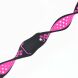 Ремінець Deexe Dot Color для Samsung Watch Active / Active 2 40mm / Active 2 44mm - Black / Rose (223104I). Фото 4 з 4
