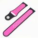 Ремінець Deexe Dot Color для Samsung Watch Active / Active 2 40mm / Active 2 44mm - Black / Rose (223104I). Фото 3 з 4