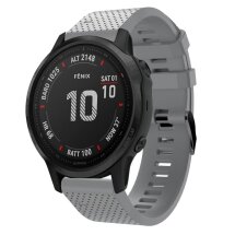 Ремінець Deexe Dot Strap для годинників Garmin з кріпленням Quick Fit 20mm - Grey: фото 1 з 4