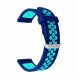 Ремешок Deexe Dual Color для Samsung Galaxy Watch 46mm / Watch 3 45mm / Gear S3 - Dark Blue / Light Blue (115816DB). Фото 4 из 5