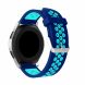 Ремешок Deexe Dual Color для Samsung Galaxy Watch 46mm / Watch 3 45mm / Gear S3 - Dark Blue / Light Blue (115816DB). Фото 2 из 5