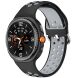 Ремешок Deexe Dual Color для Samsung Galaxy Watch 8 (40/44mm) / 8 Classic - Black / Grey (384186BH). Фото 2 из 6