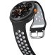 Ремешок Deexe Dual Color для Samsung Galaxy Watch 8 (40/44mm) / 8 Classic - Black / Grey (384186BH). Фото 4 из 6