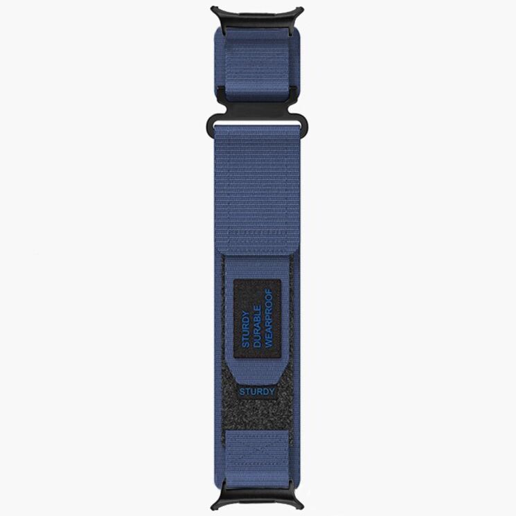 Ремешок Deexe Magic Tape для Samsung Galaxy Watch Ultra (47mm) - Midnight Blue: фото 2 из 4