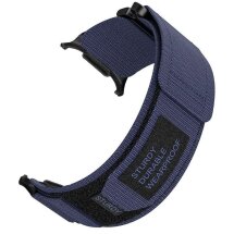 Ремінець Deexe Magic Tape для Samsung Galaxy Watch Ultra (47mm) - Midnight Blue: фото 1 з 4