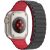 Ремінець Deexe Magnetic Band для Apple Watch 46 / 45 / 44 / SE 44 / 42 (Series 1-3) / Ultra / Ultra 2 - Black / Red: фото 1 з 4