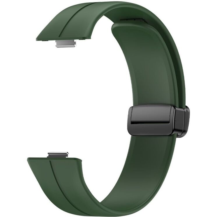 Ремешок Deexe Magnetic Braselet для Huawei Watch Fit 3 - Green: фото 3 из 5