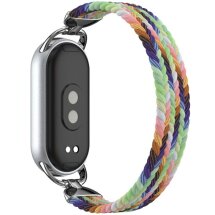 Ремешок Deexe Nylon Woven для Xiaomi Mi Smart Band 8 / Band 9 / Band 10 - Rainbow: фото 1 из 5