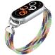 Ремешок Deexe Nylon Woven для Xiaomi Mi Smart Band 8 / Band 9 / Band 10 - Rainbow (326050RW). Фото 3 из 5