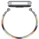 Ремешок Deexe Nylon Woven для Xiaomi Mi Smart Band 8 / Band 9 / Band 10 - Rainbow (326050RW). Фото 2 из 5