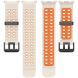 Ремешок Deexe Ocean Strap для Samsung Galaxy Watch 8 (40/44mm) / 8 Classic - Starlight / Orange (384117SO). Фото 4 из 6