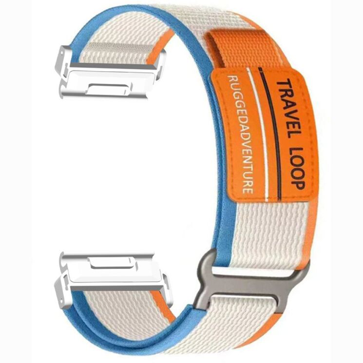 Ремешок Deexe Ranger для часов Garmin c креплением Quick Fit 22mm - Orange / Beige (271432OE) Ремешок Deexe Ranger для часов Garmin c креплением Quick Fit 22mm - Orange / Beige: фото 1 из 3