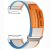 Ремешок Deexe Ranger для часов Garmin c креплением Quick Fit 22mm - Orange / Beige: фото 1 из 3