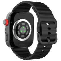 Ремешок Deexe Silicone Fit для Huawei Watch Fit 3 / Fit 4 / Fit 4 Pro - Black: фото 1 из 4
